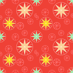 Christmas holiday seamless pattern design. Vector illustration.