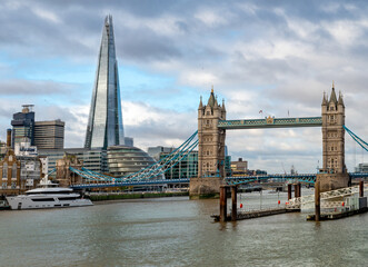 Tower Bridge in London, United Kingdom.