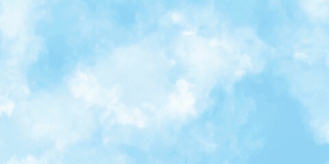 Blue sky with white cloud. Blue background. The summer sky is colorful clearing day and beautiful nature in the morning. for backdrop decorative and wallpaper design. The perfect sky background.