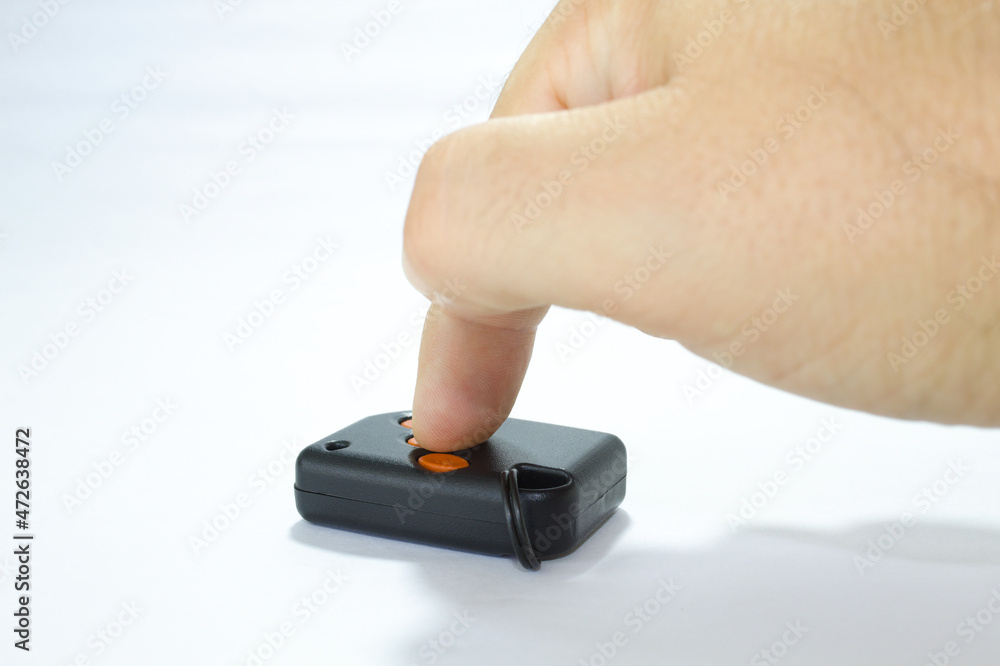 Poster remote control to trigger alarms or open gates