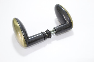 Old metal handle used on doors