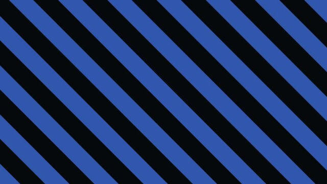 Seamless Striped oblique blue and black retro vintage flat design background moving vertical ready for your video project. 