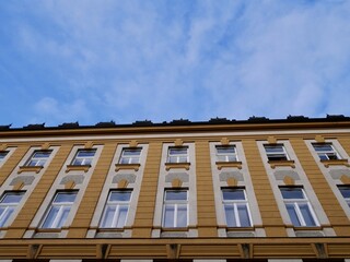 Obraz premium Facade of Landeskonservatorium, conservatory, in Feldkirch, Austria.