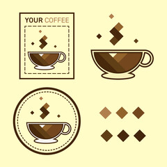 Your Coffee Branding Logo Illustration