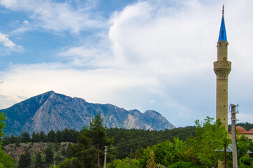 Obraz premium view from the top of mountain Linkia way, Turkey