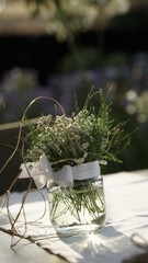 decoration on the table wedding Christmas