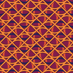 Tiles ornament. Seamless pattern. Patchwork motif. Tribal backdrop. Mosaic image. Geometric vector. Tiled background. Ethnic textile print. Geometrical digital paper. Vector art work.