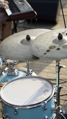 Fototapeta na wymiar drum kit close up