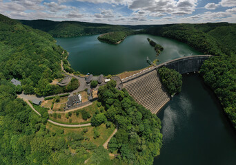 Urfttal Panoramaluftbild Urft Eifel Luftaufnahme
