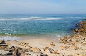 Beautiful beach in Aveiro