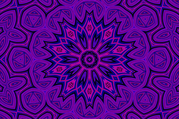 Purple blue Abstract kaleidoscope background. kaleidoscope texture design. multicolor kaleidoscope. Kaleidoscopic pattern. Mandala pattern. Batik Pattern