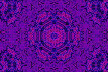 Purple blue Abstract kaleidoscope background. kaleidoscope texture design. multicolor kaleidoscope. Kaleidoscopic pattern. Mandala pattern. Batik Pattern
