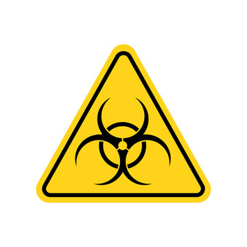 Bio hazard for medical design. Bio hazard, great design for any purposes. Symbol, logo illustration.