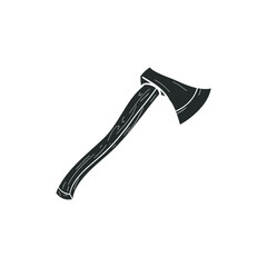 Axe Icon Silhouette Illustration. Tools Vector Graphic Pictogram Symbol Clip Art. Doodle Sketch Black Sign.