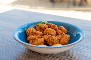 fried chicken nuggets