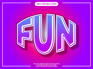 Fun Bending Editable Text Style Font Effect
