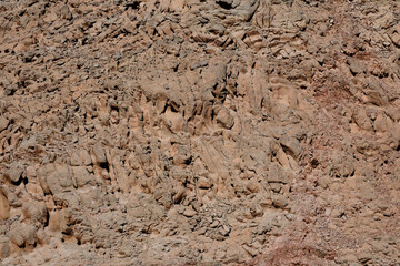the beautiful whimsical texture of the rock as a result of weathering. Stone background.