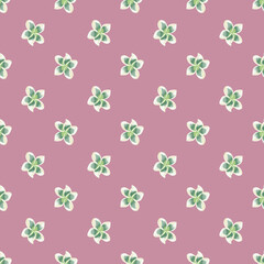 Exotic plumeria flower seamless pattern. Tropical wallpaper.