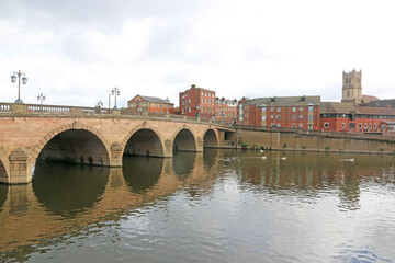 Fototapeta premium Bridge over the River Severn, Worcester