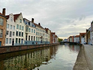 Fototapeta premium Canali di Bruges