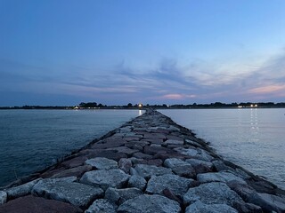 pier in the sea