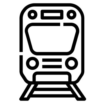 train outline icon