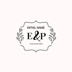 EP Beautiful elegant logos or wedding monograms collection
