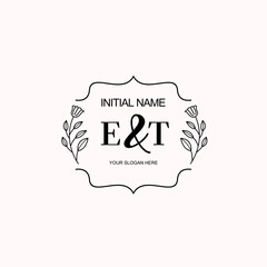 ET Beautiful elegant logos or wedding monograms collection