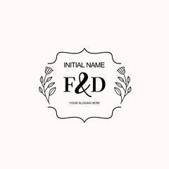 FD Beautiful elegant logos or wedding monograms collection