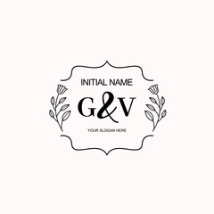 GV Beautiful elegant logos or wedding monograms collection