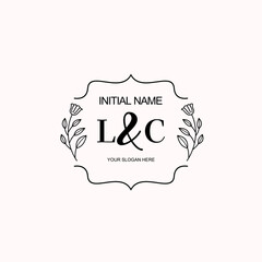 LC Beautiful elegant logos or wedding monograms collection