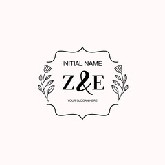 ZE Beautiful elegant logos or wedding monograms collection