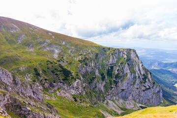 Landscape of mountains