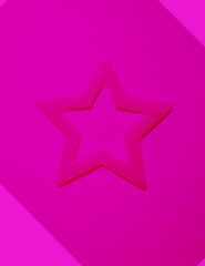Obraz premium Pink star