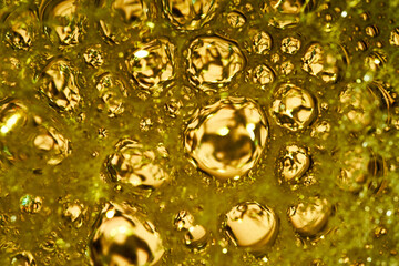 Multicolored bubbles abstract background design.