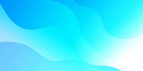Fototapeta premium Blue abstract gradient soft wave background