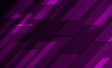 Obraz premium Abstract Elegant and Trendy Lines Wallpaper in Purple Color. Modern Shapes Background Design