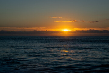 Fototapeta premium Sun rising over Mexico Waters