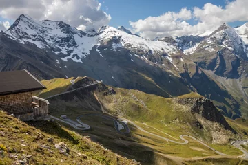 Poster de jardin  Grossglockner mountain scenic road in Austria in Alps  © tmag