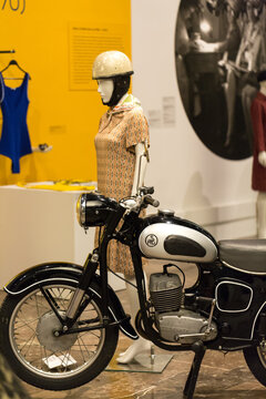  Exhibition titled Fashionable in Communist Poland which reflects the unique character of fashion in the post-war decades. National Museum, Cracow, Poland