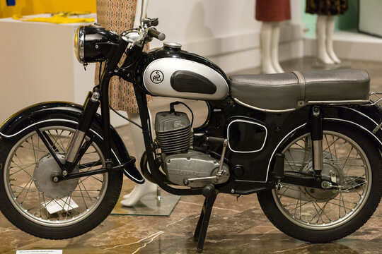  Exhibition titled Fashionable in Communist Poland which reflects the unique character of fashion in the post-war decades. National Museum, Cracow, Poland