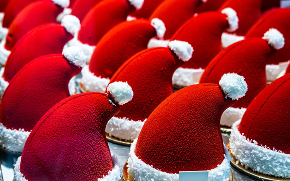 Santa's hat as chocolate