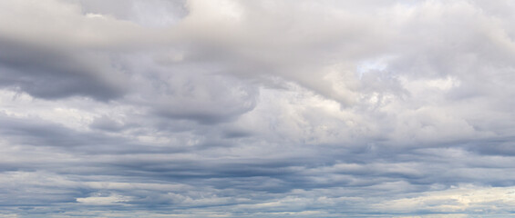 Obraz premium Blue sky with white clouds sunny day