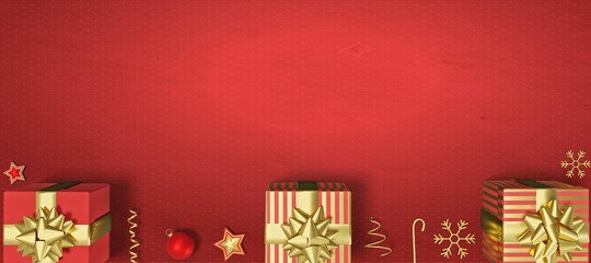 Merry Christmas and happy New Year background