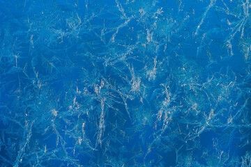 frost pattern on a window