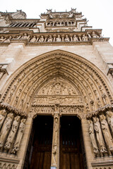 Pre-fire Notre Dame Cathedral, Paris, France.