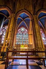 Fototapeta na wymiar Pre-fire Notre Dame Cathedral, Paris, France.