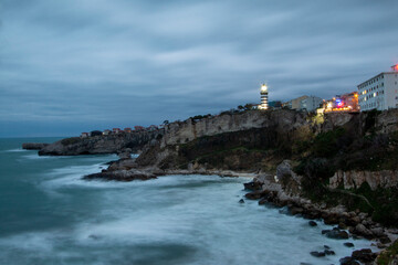 Fototapeta na wymiar Sile sea lighthouse, istanbul, Turkey