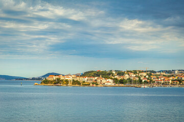 Stobrec historical village, part of the city of Split. Tourist resort on the Adriatic Sea, Croatia, Europe.