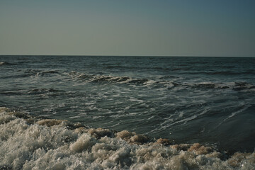 Waves beach sand landscape ocean summer travel